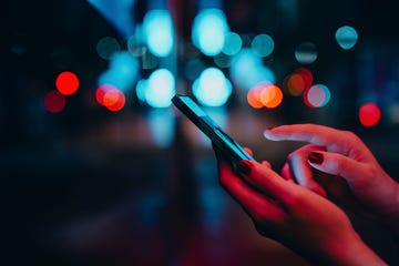 woman on phone